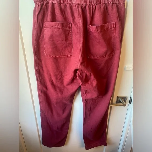 Women’s Anthropologie pilcro pink large tall pants with pockets - Picture 7 of 7